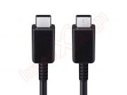 Cable de datos Samsung EP-DN975BBE negro USB tipo C a USB tipo C, 1 metro de longitud, en blister
